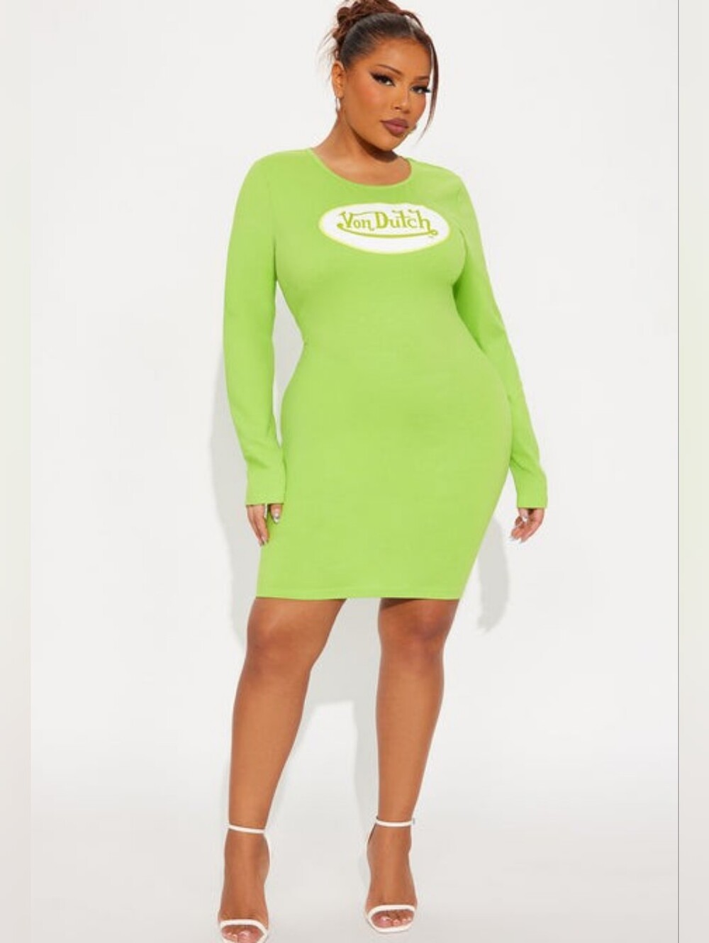 VON DUTCH MINI DRESS LOGO NWT